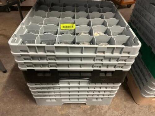 DESCRIPTION (2) GLASS RACKS THIS LOT IS: SOLD BY THE PIECE LOCATION BAY 6 QTY 2