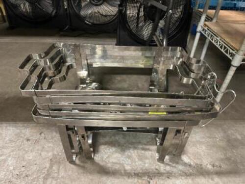 DESCRIPTION (5) STAINLESS CHAFFER STANDS. THIS LOT IS: SOLD BY THE PIECE LOCATION BAY 6 QTY 5