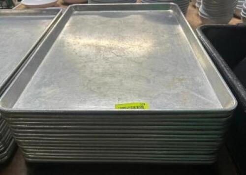 DESCRIPTION (12) FULL SIZE SHEET PANS THIS LOT IS: SOLD BY THE PIECE LOCATION BAY 6 QTY 12