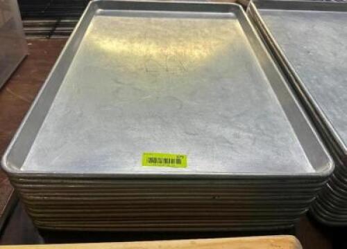 DESCRIPTION (12) FULL SIZE SHEET PANS THIS LOT IS: SOLD BY THE PIECE LOCATION BAY 6 QTY 12