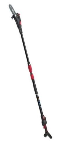 DESCRIPTION: (1) CORDLESS POLE SAW BRAND/MODEL: HYPERTOUGH INFORMATION: 20V, 2AH BATTERY RETAIL$: $97.00 SIZE: 91.34 x 6.50 x 3.70 QTY: 1