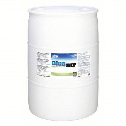 DESCRIPTION: (1) DRUM OF DIESEL EXHAUST FLUID BRAND/MODEL: PEAK BLUE DEF RETAIL$: $334.95 SIZE: 55 GALLON QTY: 1