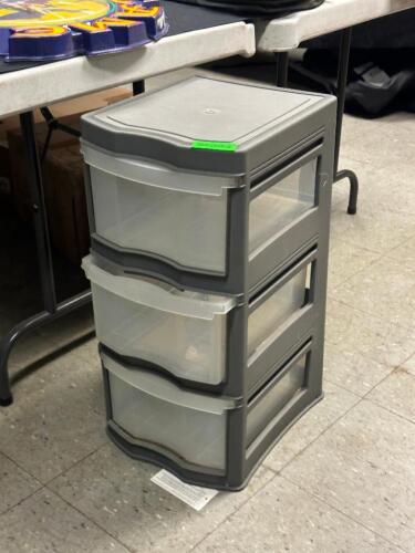 THREE COMPARTMENT ORGANIZER WITH WHEELS