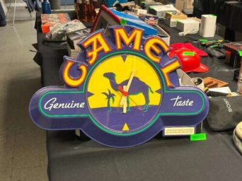 VINTAGE CAMEL CIGARETTES CLOCK