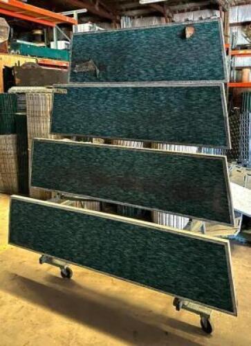 FOLDING STAGE RISER STEPS ON WHEELS