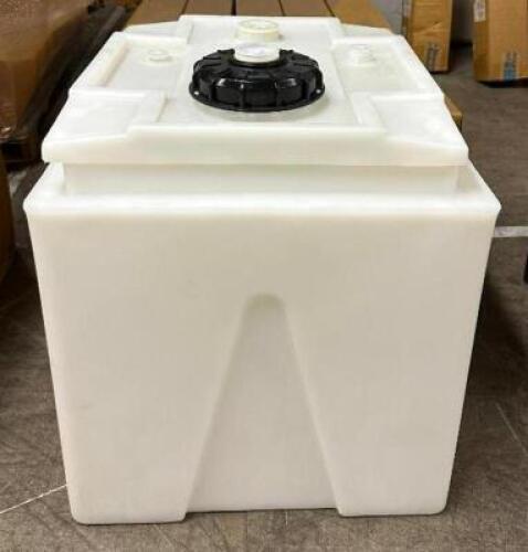 PLASTIC TANK WITH OUTER CONTAINER
