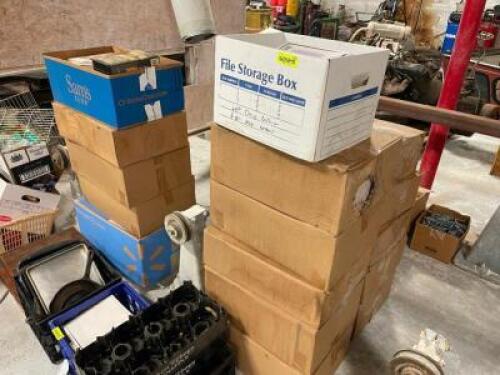 EXTREMELY LARGE GROUP OF VINTAGE BOOKS AND AUDIO BOOK SETS SOLD AS SET.