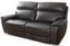 TWO PIECE LEATHER SECTIONAL SOFA
