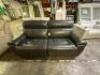 TWO PIECE LEATHER SECTIONAL SOFA - 4