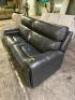 TWO PIECE LEATHER SECTIONAL SOFA - 7