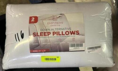 EMPYREAN BEDDING KING PILLOWS TWO PACK
