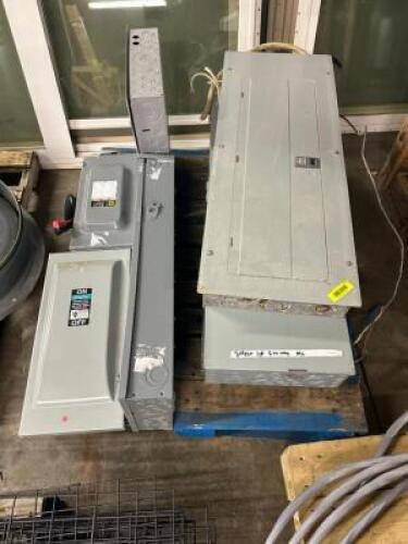 ONE PALLET OF ASSORTED ELECTRICAL PANELS