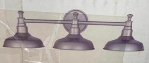 THREE LIGHT VANITY LIGHT