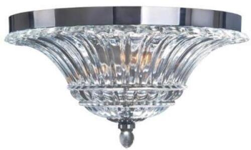 TWO LIGHT GLASS CEILING LIGHT