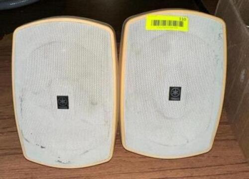 (2)- YAMAHA WALL MOUNTED SPEAKERS