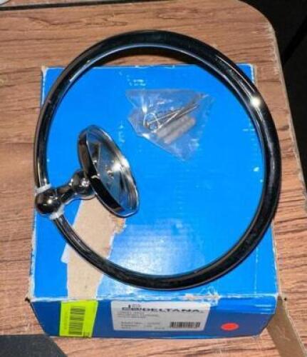NICKEL FINISH TOWEL RING