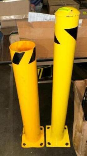 (2)- STEEL SAFETY POSTS