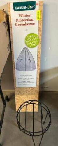 WINTER PROTECTION GREENHOUSE AND PLANT STAND