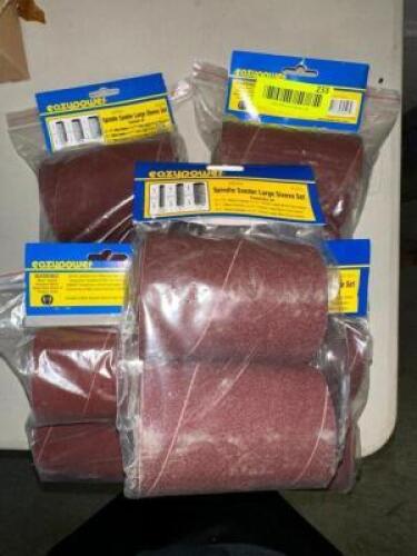 (5)- SPINDLE SANDER LARGE SLEEVE SETS