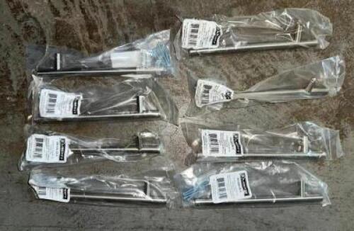 (8)- STAINLESS STEEL CABINET HANDLES