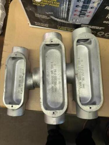 ASSORTED SIZED CONDUIT BODIES