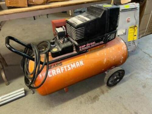 25 GALLON HORIZONTAL AIR COMPRESSOR