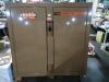 DESCRIPTION: (1) JOBSITE STORAGE BOXBRAND/MODEL: KNAACK #111INFORMATION: BROWN, DAMAGE TO BOX - DOES NOT SIT LEVEL, SEE INSPECTIONSIZE:&nbsp;60in.W x 24in.D x 60in.HRETAIL$: $2189.00 EAQTY: 1 - 5