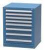 DESCRIPTION: (1) TOOL CABINETBRAND/MODEL: VIDMARINFORMATION: BLUE, LOCKING, NO KEYSIZE: 8 DRAWERS, 30"W X 27 3/4" X 37 1/4"RETAIL$: $1994.97 EAQTY: 1