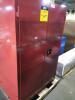 DESCRIPTION: (1) FLAMMABLES SAFETY CABINET BRAND/MODEL: JAMCO #8G845 INFORMATION: RED, STEEL, 120 GAL CAPACITY, SELF-CLOSING SIZE: 43" X 34" X 65" RET - 5
