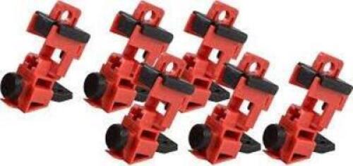 DESCRIPTION: (4) BAGS OF (6) CIRCUIT BREAKER BRAND/MODEL: BRADY #Y5131215 INFORMATION: RED RETAIL$: $49.99 PER BAG QTY: 4