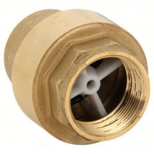 DESCRIPTION: (1) VALVE BRAND/MODEL: BONOMI #45RF49 INFORMATION: SWING, INLINE VALVE BODY, 1 1/2 IN PIPE SIZE, FNPT X FNPT, BRASS, FEMALE, NPT, NPT RET
