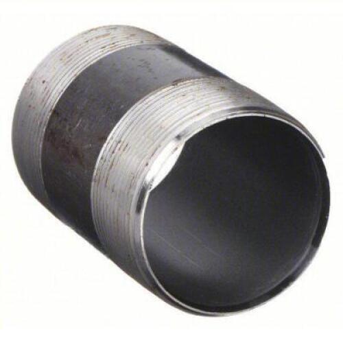DESCRIPTION: (4) BOXES OF (25) NIPPLES BRAND/MODEL: PRODUCT NUMBER #5P638 INFORMATION: BLACK STEEL SIZE: 3/8" X 3-1/2" RETAIL$: $4.35 PER NIPPLE QTY: