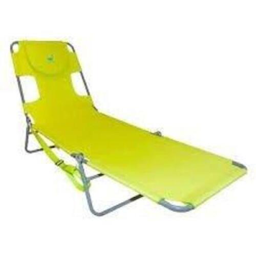 DESCRIPTION: (1) FOLDING CHAISE LOUNGE BRAND/MODEL: OSTRICH INFORMATION: YELLOW RETAIL$: $75.00 EA QTY: 1