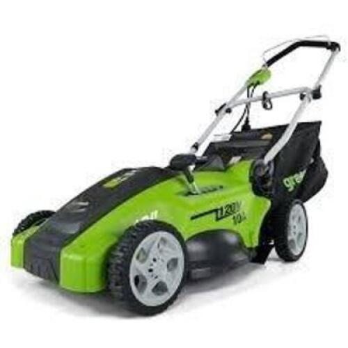 DESCRIPTION: (1) CORDED LAWN MOWER BRAND/MODEL: GREENWORKS SIZE: 16" CORDED RETAIL$: $219.00 EA QTY: 1