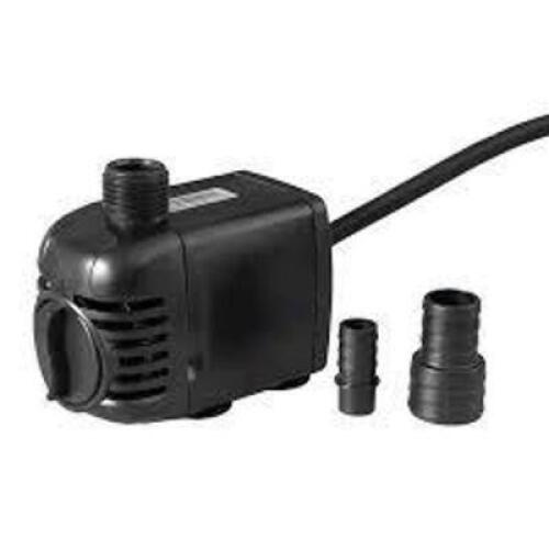 DESCRIPTION: (1) FOUNTAIN PUMP BRAND/MODEL: TOTAL POND INFORMATION: BLACK SIZE: 2-3 FT PUMPING HEIGHT RETAIL$: $48.52 EA QTY: 1