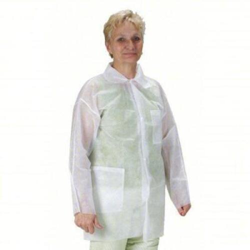 DESCRIPTION: (1) CASES OF (25) DISPOSABLE LAB COAT BRAND/MODEL: CONDOR #2KTT4A INFORMATION: WHIT SIZE: 2XL RETAIL$: $70.09 EA QTY: 1