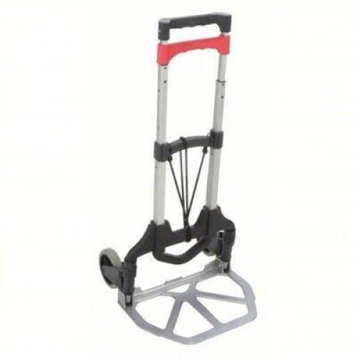 DESCRIPTION: (1) TELESCOPING FOLDING HAND TRUCK BRAND/MODEL: 48ph61 SIZE: 15-1/4X11 RETAIL$: $123.50 EA QTY: 1