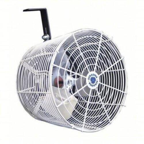 DESCRIPTION: (1) STANDARD DUTY INDUSTRIAL FAN BRAND/MODEL: SCHAEFER #6ALD4 INFORMATION: 1,470 CFM, 115/230V AC, 1/10 HP MOTOR HP, WHITE SIZE: 12" BLAD
