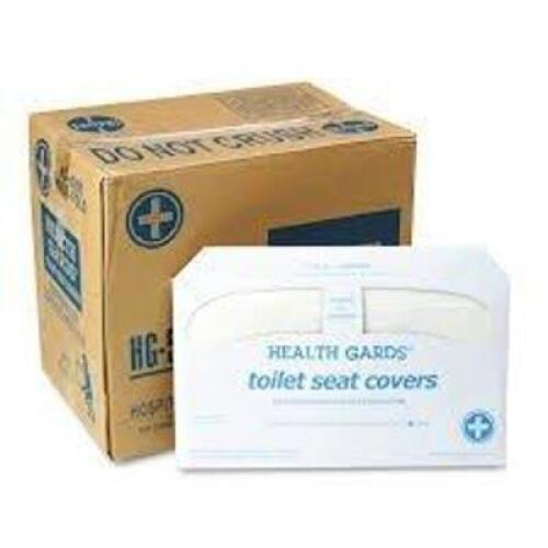 DESCRIPTION: (1) CASE OF (20) SLEEVES OF (250) TOILET SEAT COVERS BRAND/MODEL: HEALTH GARDS #HG-5000 RETAIL$: $60.00 EA QTY: 1
