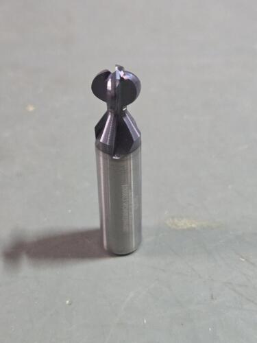 DESCRIPTION: (4) REGROUND CARBIDE BALL EBD MILLS BRAND/MODEL: GWS TM-3558 SIZE: 5/16" DIA .25" LOC RETAIL$: $191.96 QTY: 4