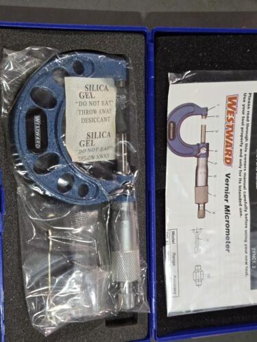 DESCRIPTION: (2) MECHANICAL OUTSIDE MICROMETER BRAND/MODEL: WESTWARD 2YNA8 SIZE: 1-2" RANGE RETAIL$: $60.90 QTY: 2