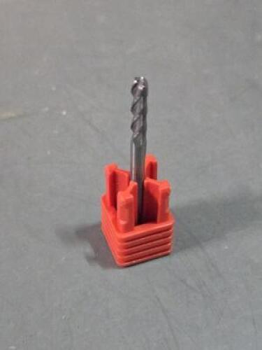 DESCRIPTION: (6) SOLID CARBIDE GENRAL PURPOSE END MILL BRAND/MODEL: FULLERTON 32036 SIZE: 1/8" DIA RETAIL$: $74.34 QTY: 6