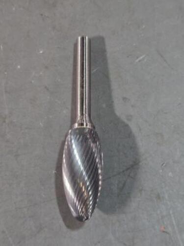 DESCRIPTION: (4) CARBIDE FLAME BURR BRAND/MODEL: WESTWARD 19D736 SIZE: 1-7/16" HEAD RETAIL$: $299.40 QTY: 4