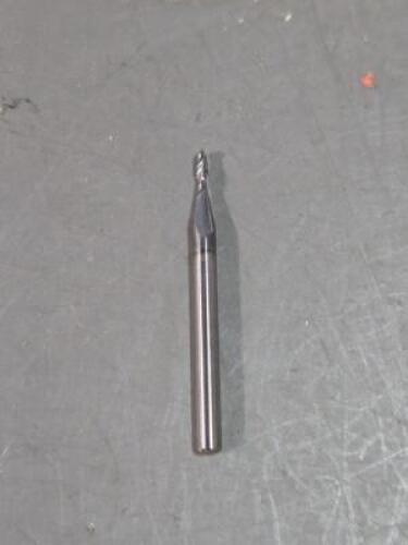 DESCRIPTION: (10) CARBIDE STUB BSLL END MILL BRAND/MODEL: SHARPCARB 84-2063 SIZE: 1/16" DIA RETAIL$: $391.00 QTY: 10
