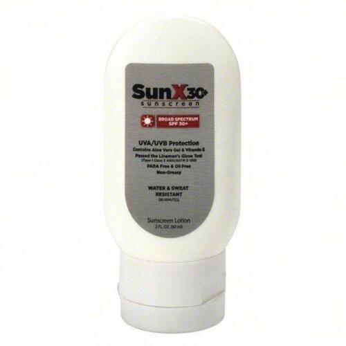 DESCRIPTION: (24) BOTTLES OF SUNSCREEN BRAND/MODEL: SUNX #1PBT5 INFORMATION: 30 SPF SIZE: 2 OZ RETAIL$: $6.78 EA QTY: 24