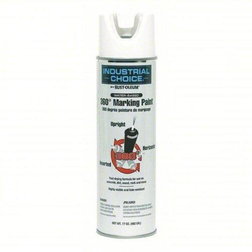 DESCRIPTION: (6) 360 DEGREE MARKING PAINT BRAND/MODEL: RUST-OLEUM #247837 INFORMATION: WHITE SIZE: 17 OZ RETAIL$: $16.42 EA QTY: 6