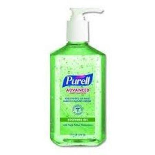 DESCRIPTION: (8) ADVANCED SOOTHING GEL HAND SANITIZER BRAND/MODEL: PURELL SIZE: 12 FL OZ RETAIL$: $6.69 EA QTY: 8