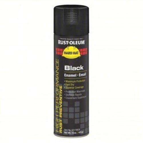 DESCRIPTION: (3) HIGH PERFORMANCE SPRAY PAINT BRAND/MODEL: RUST--OLEUM #55H903 INFORMATION: BLACK SIZE: 15 OZ RETAIL$: $14.42 EA QTY: 3