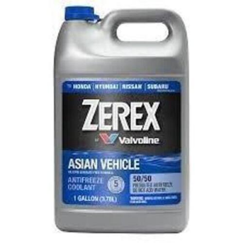 DESCRIPTION: (2) ANTIFREEZE COOLANT BRAND/MODEL: ZEREX DEX COOL INFORMATION: ASIAN VEHICLE SIZE: 1 GALLON RETAIL$: $21.95 EA QTY: 2