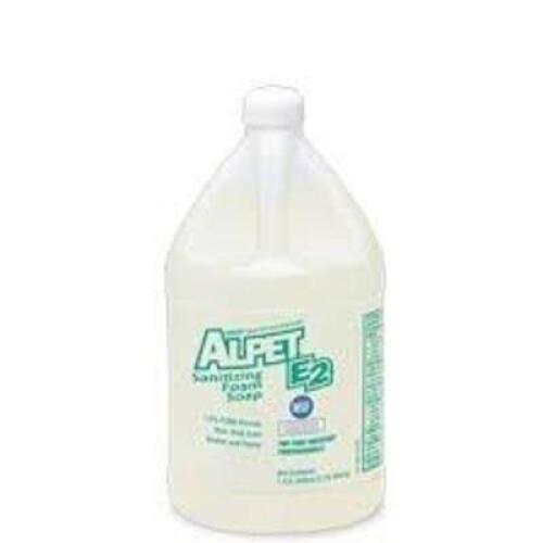 DESCRIPTION: (2) SANITIZING FOAM SOAPBRAND/MODEL: ALPET E2SIZE: 1 GALLONRETAIL$: $73.43 EAQTY: 2